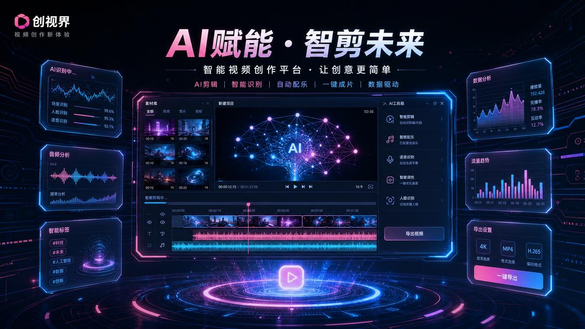 蘑菇视频 AI视频剪辑教程